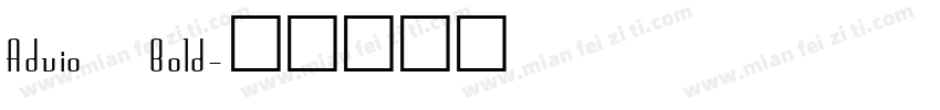 Advio Bold字体转换